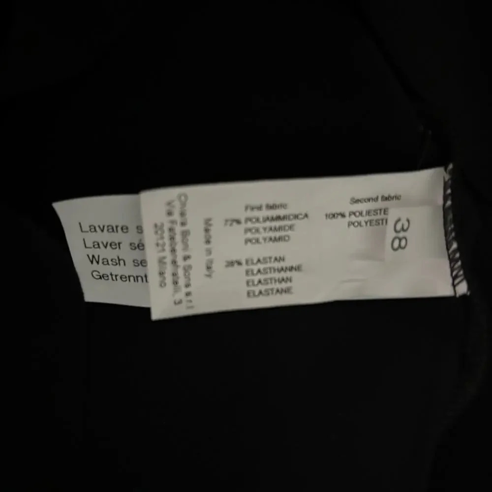 Chiara Boni La Petite Robe Off-The-Shoulder Ruffle-Sleeve Midi Dress US Size 2 - Picture 6 of 7